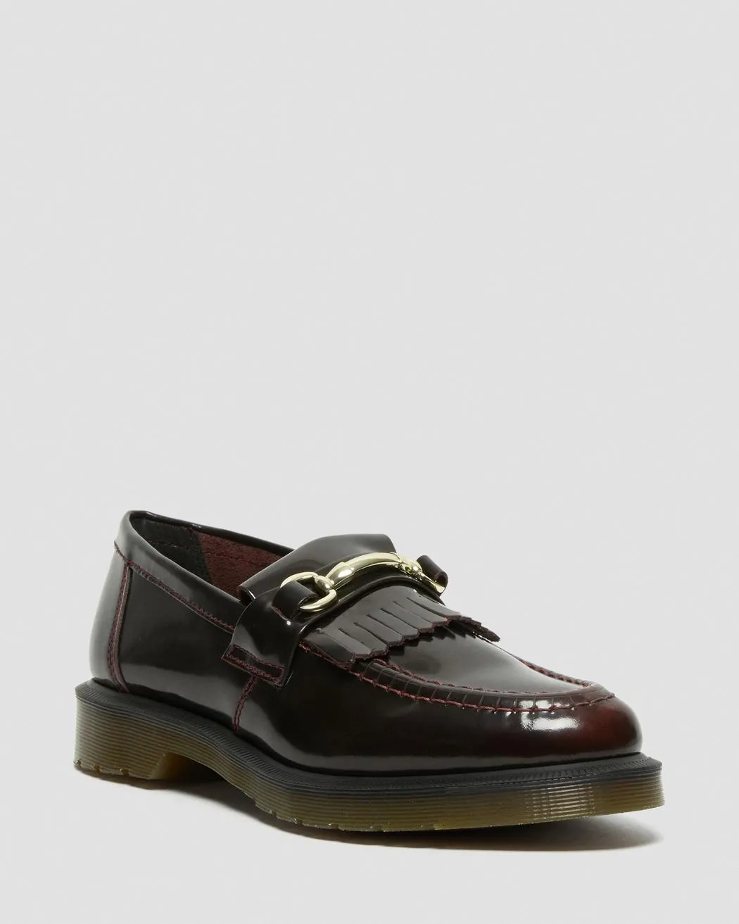 ADRIAN SNAFFLE CHERRY RED ARCADIA KILTIE LOAFERS