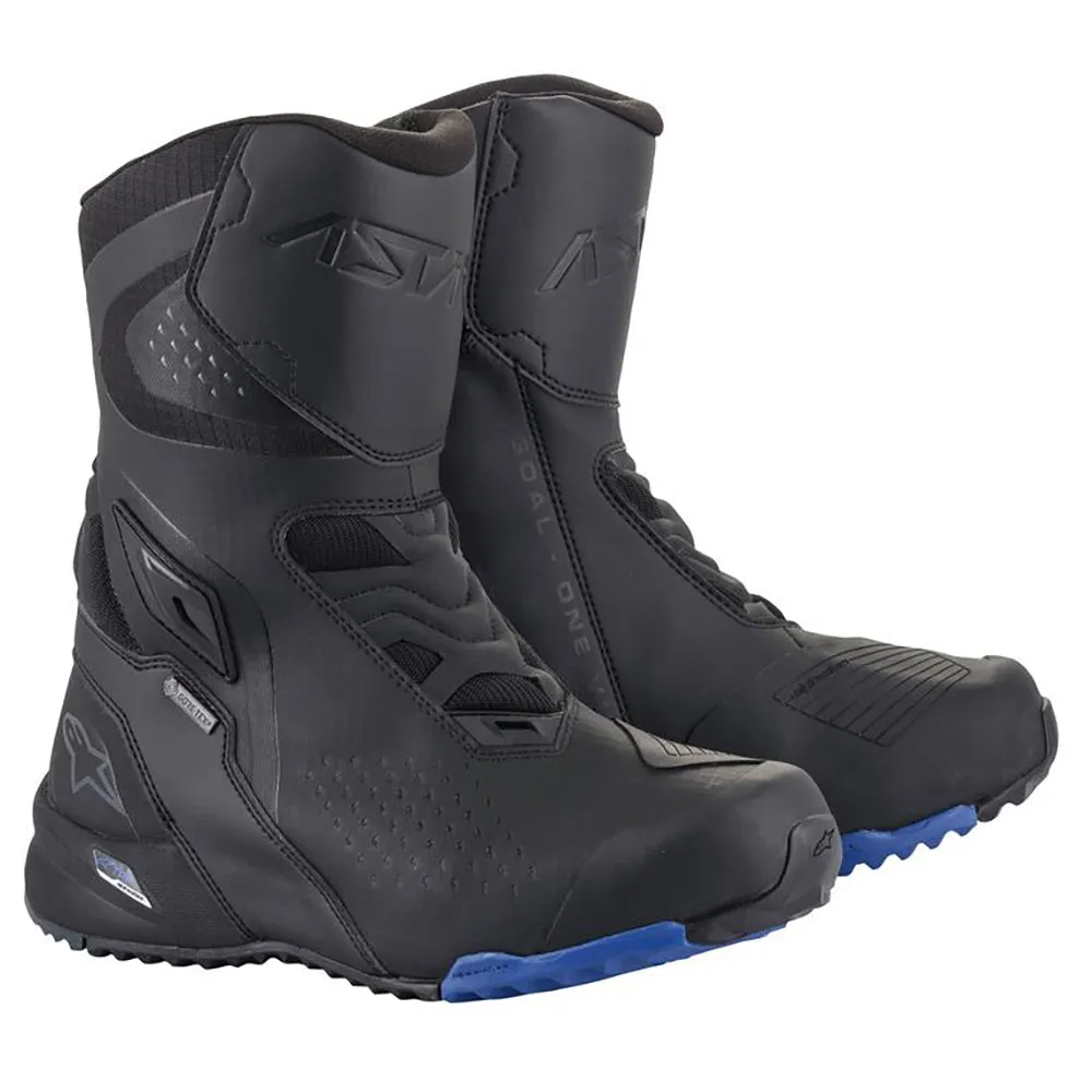 Alpinestars RT-8 Gore-Tex Motorcycle Boots Black Blue