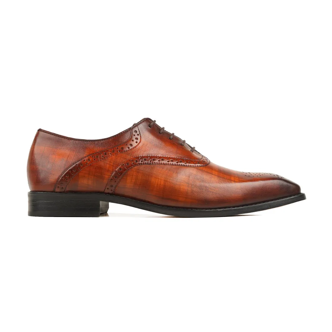 Altona - Men's Brown Patina Calf Leather Oxford Shoe