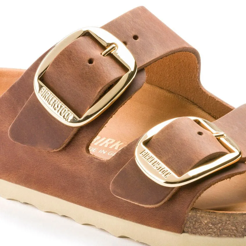 Birkenstock Women's Arizona Big Buckle - Cognac Oiled Leather