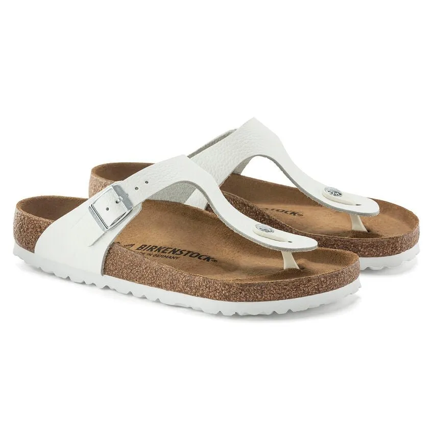 Birkenstock Women's Gizeh - White Leather