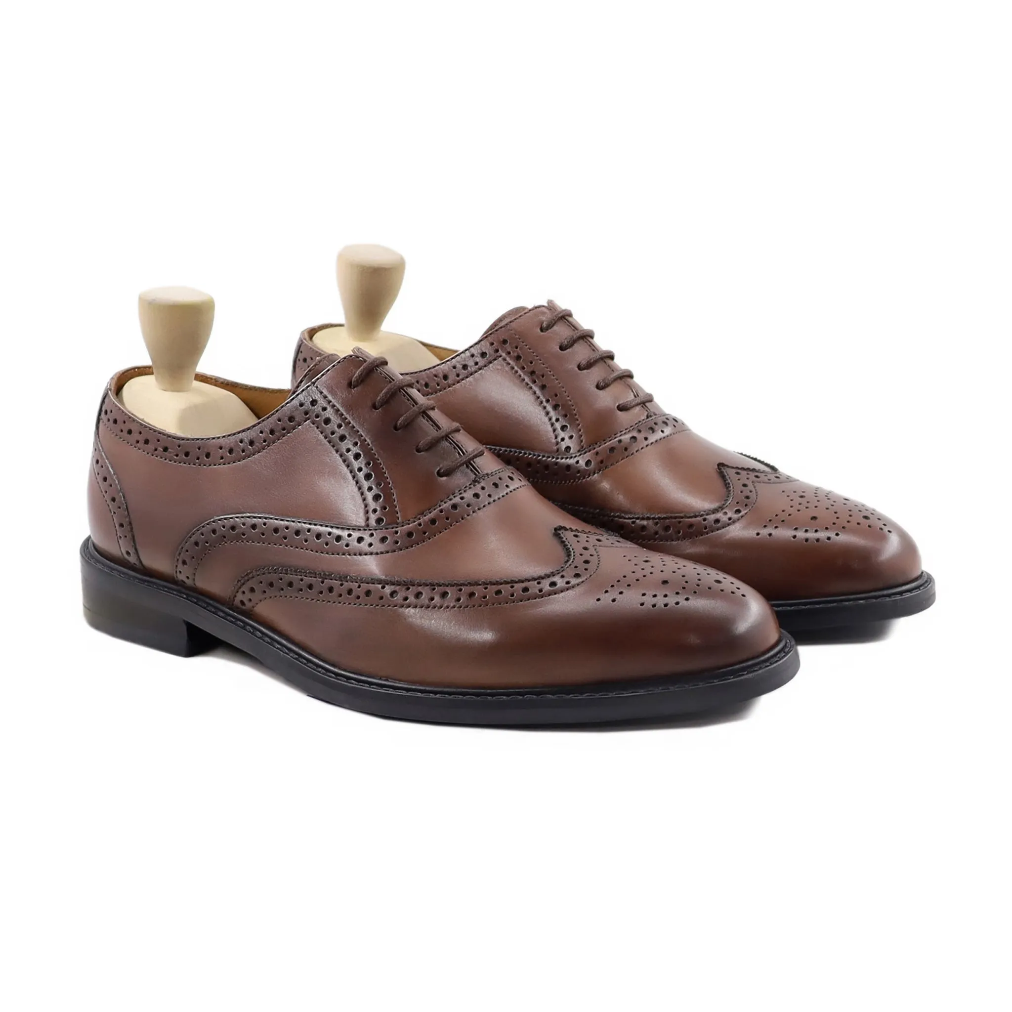 Bizarro - Men's Brown Calf Leather Oxford Shoe