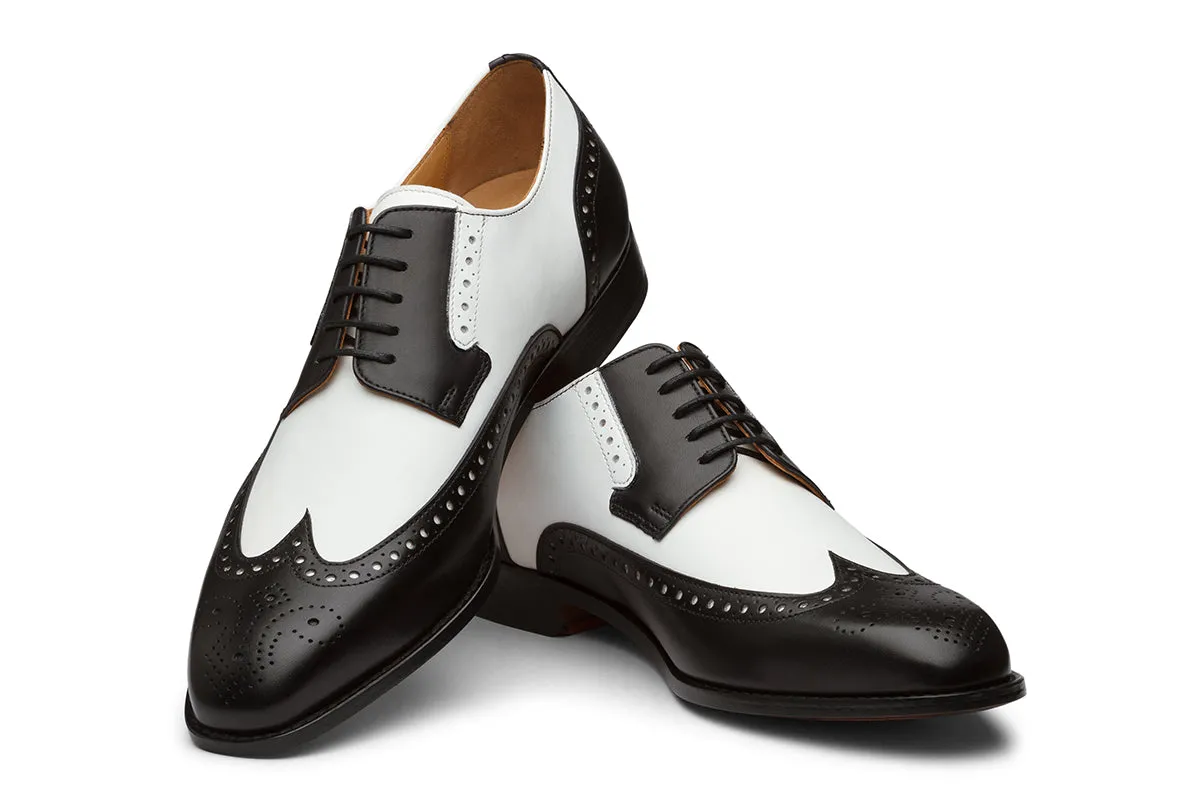 Black & White Brogue Gatsby