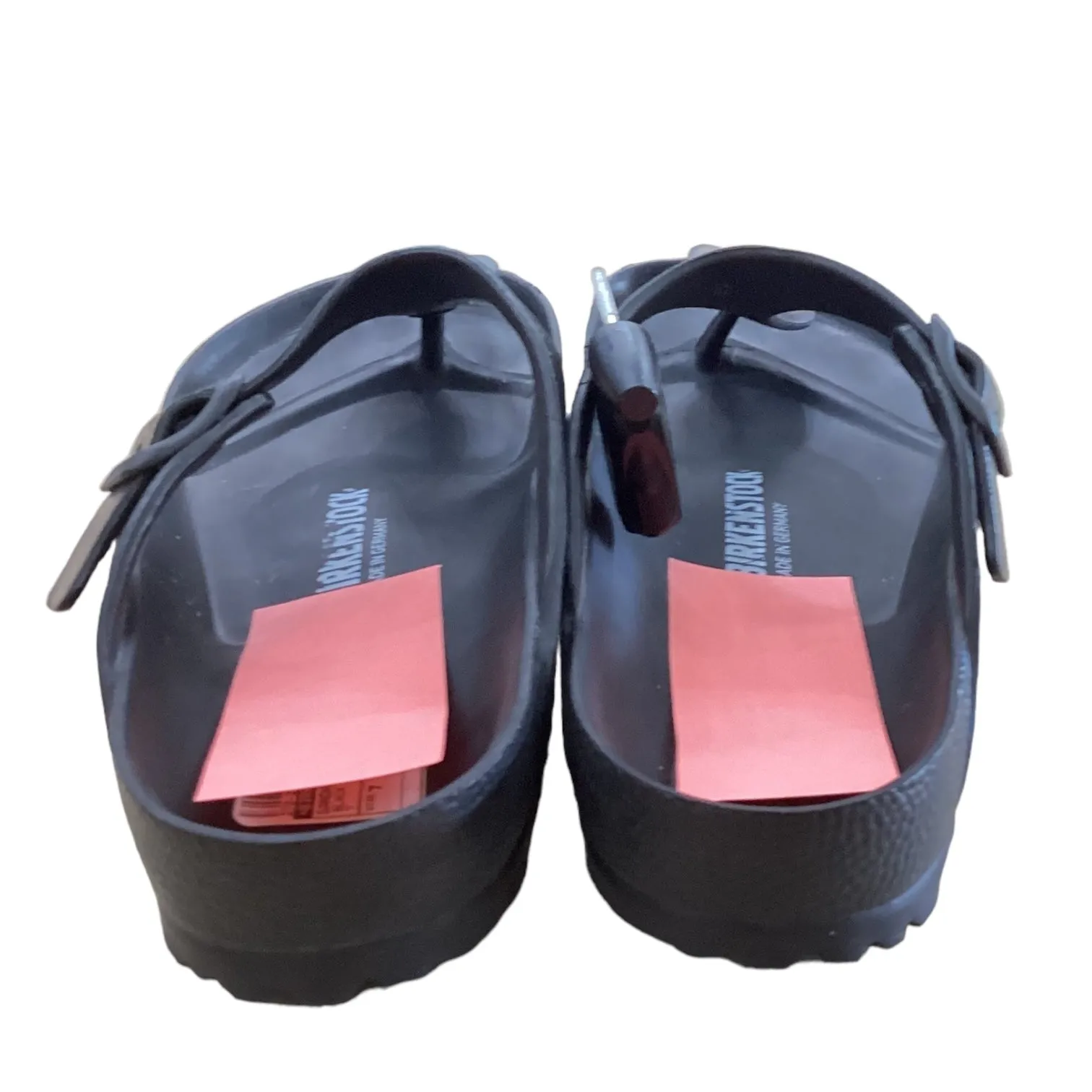 Black Sandals Designer Birkenstock, Size 7