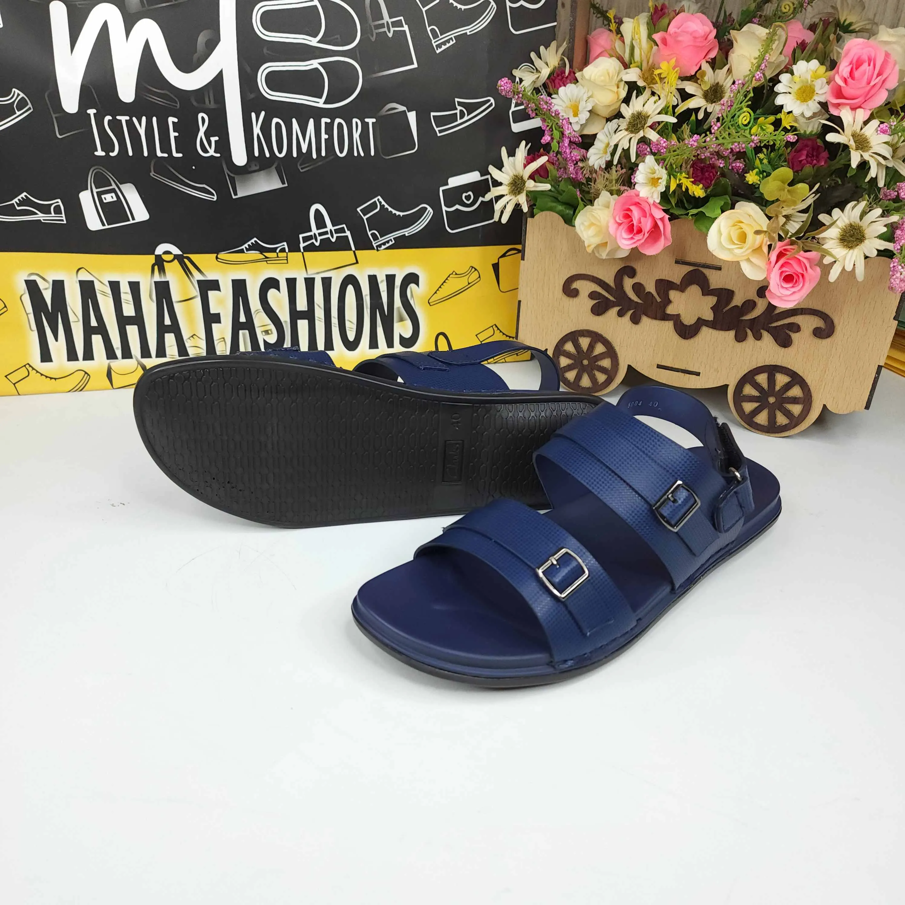 Blue Men Sandals