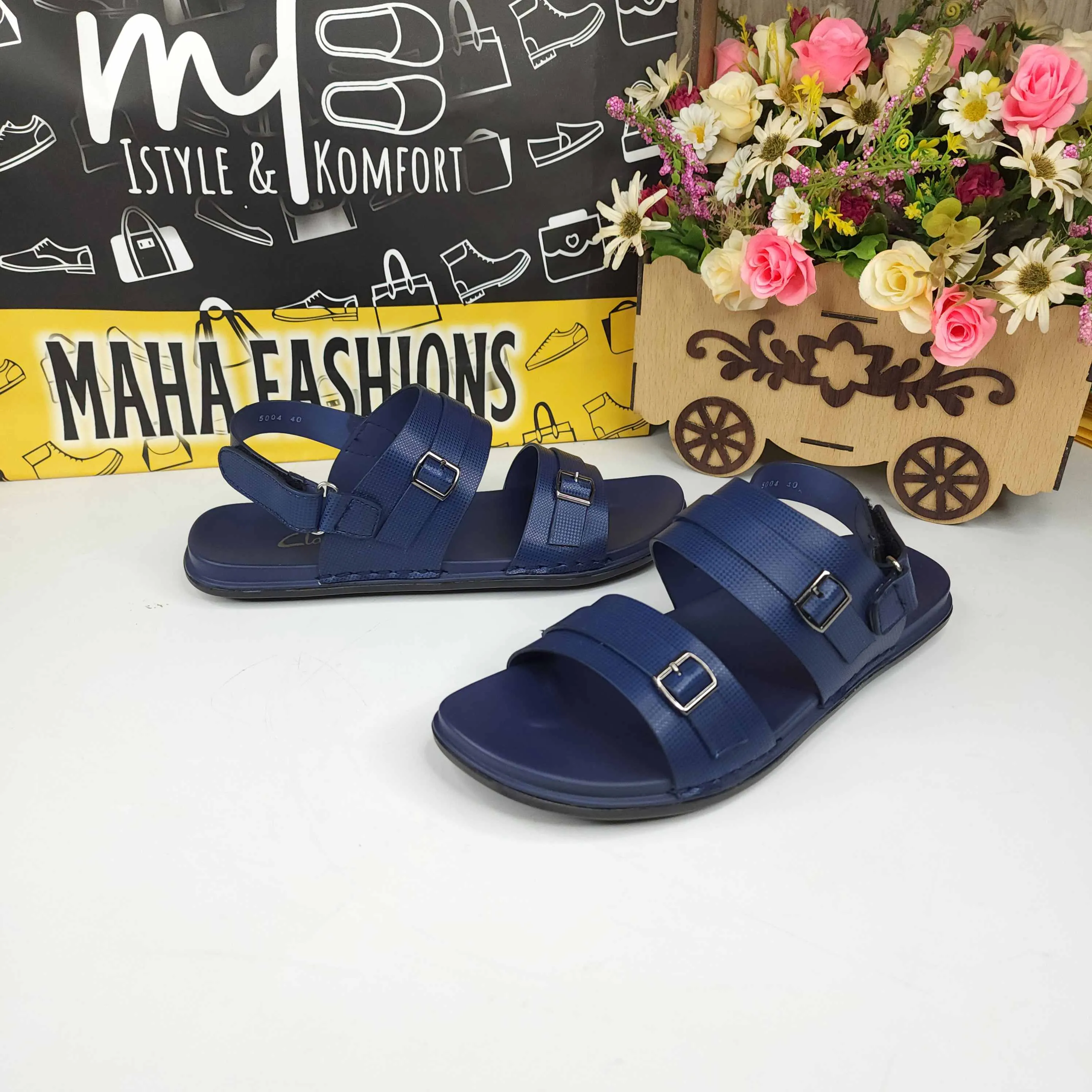 Blue Men Sandals