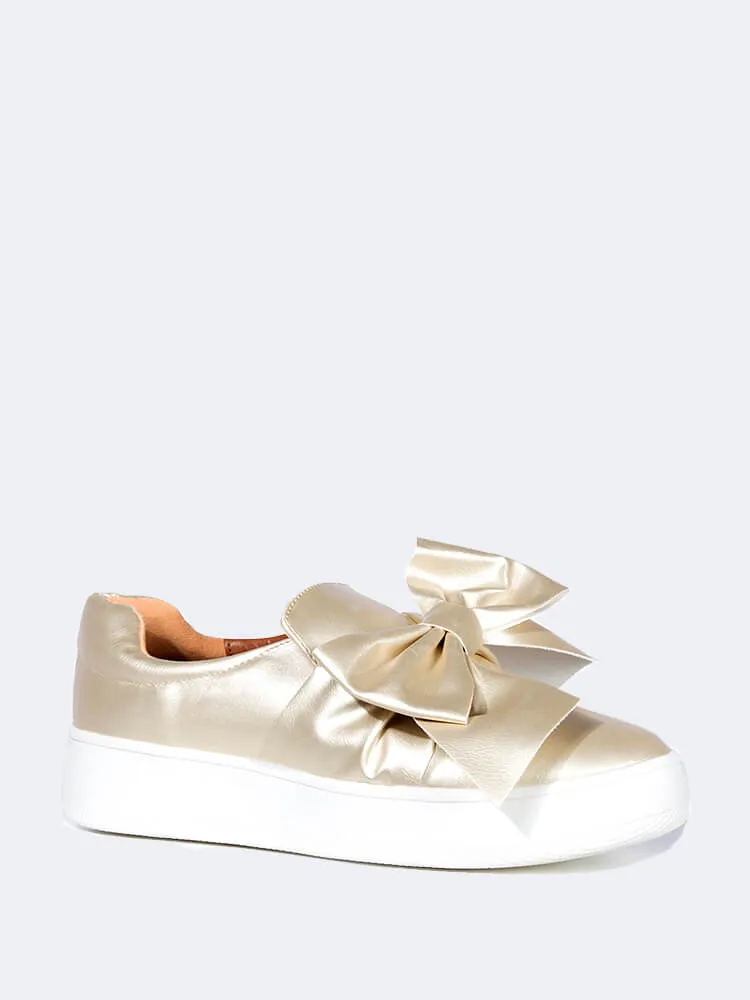 Bow Slip On Sneakers