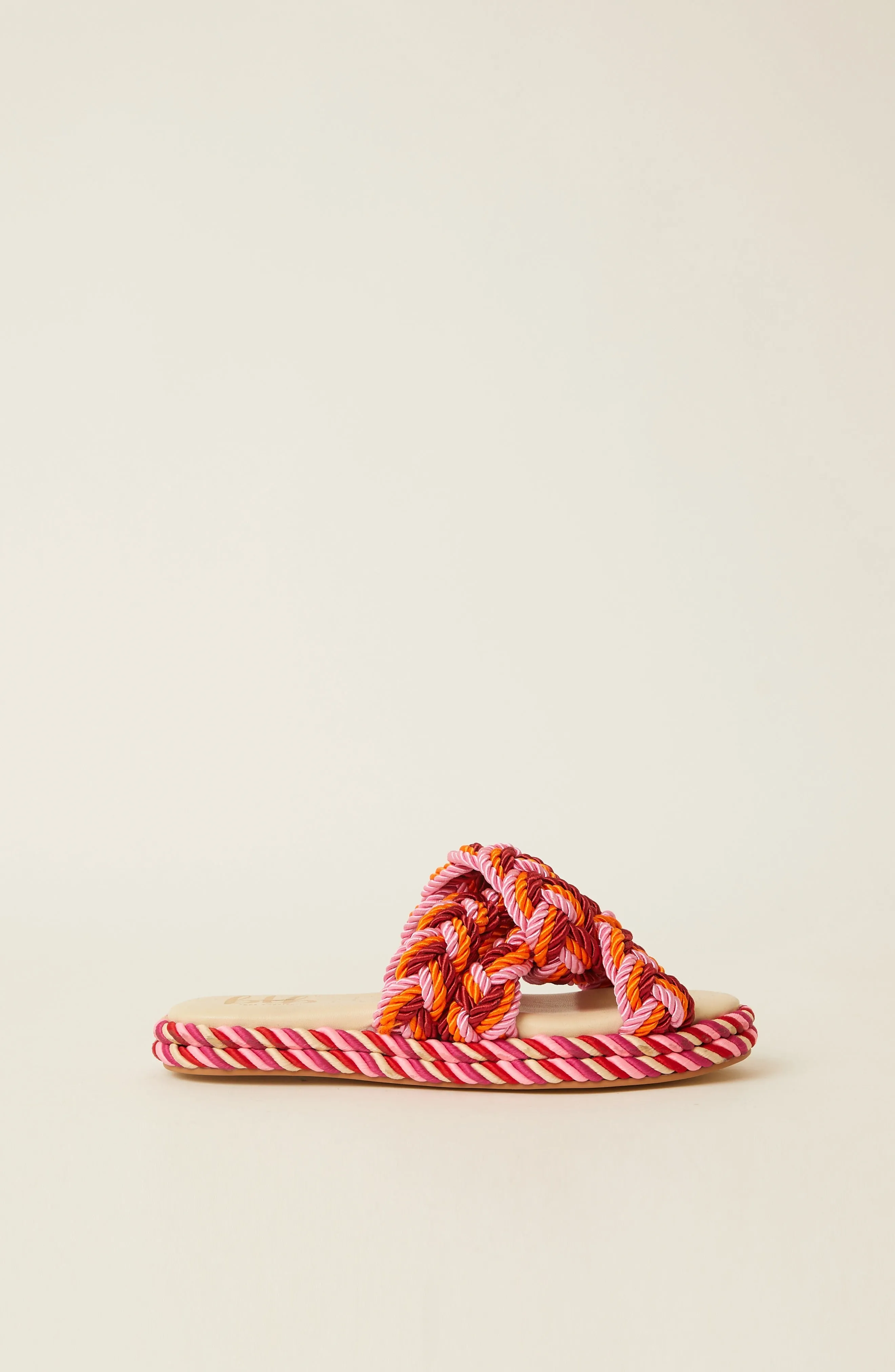 BTB Penelope Braid Sandal in Punch