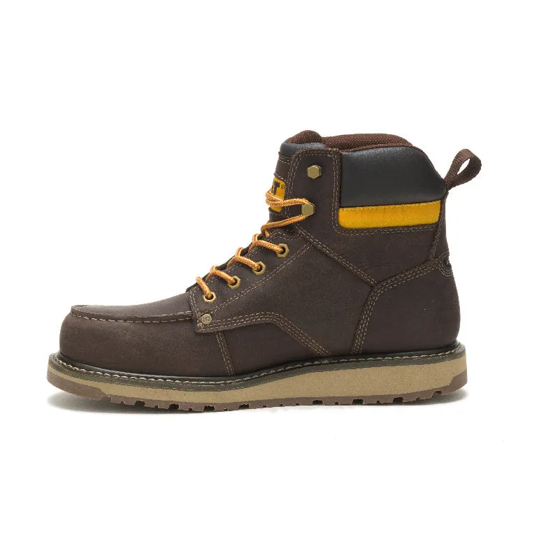 Calibrate Men's Steel-Toe Work Boots Leather Brown