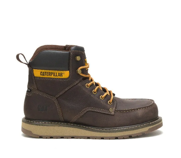 Calibrate Men's Steel-Toe Work Boots Leather Brown