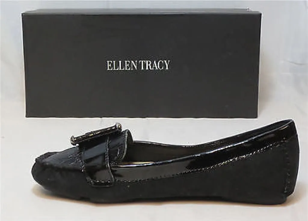 ELLEN TRACY Women's Notes Driving Moc - Black -