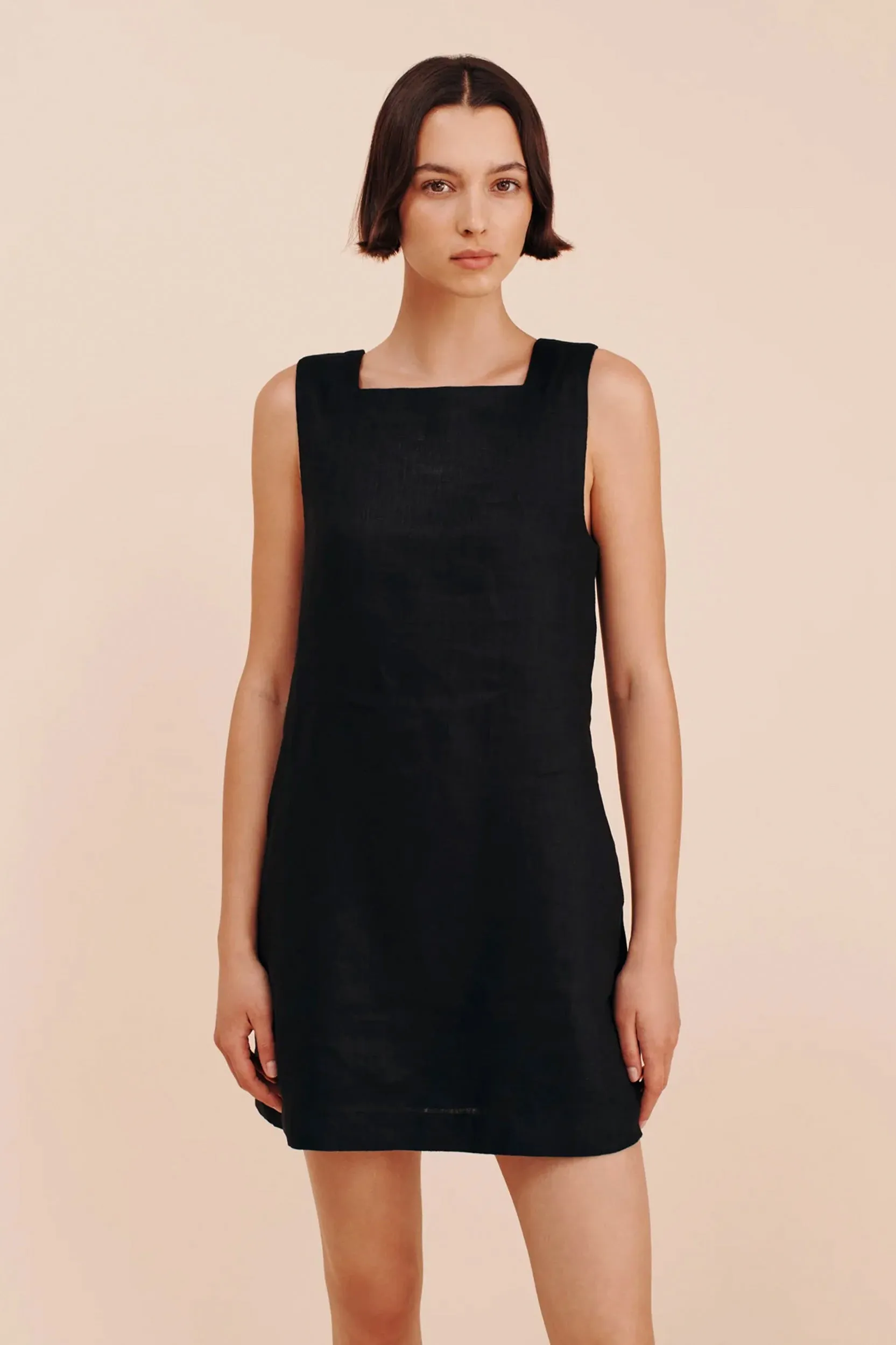 Emma Shift Dress in Black