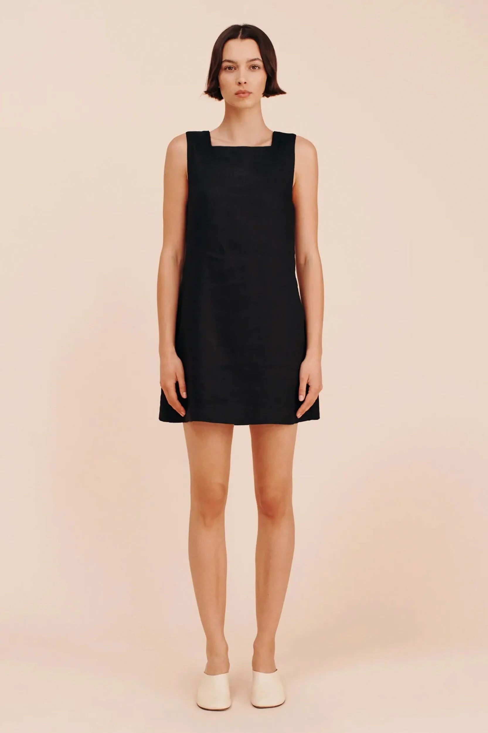 Emma Shift Dress in Black