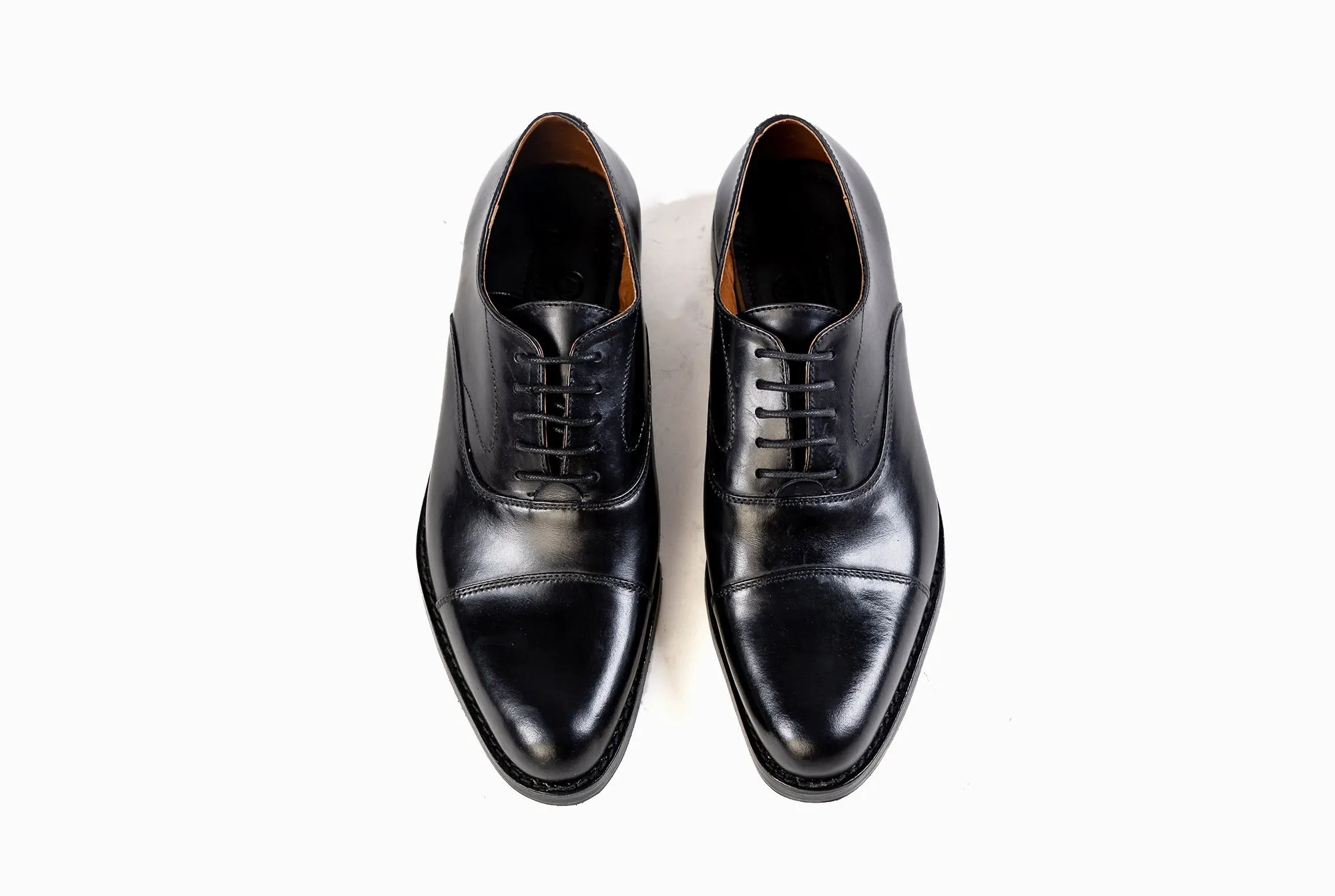 Grand Captoe Oxford - Black Noir