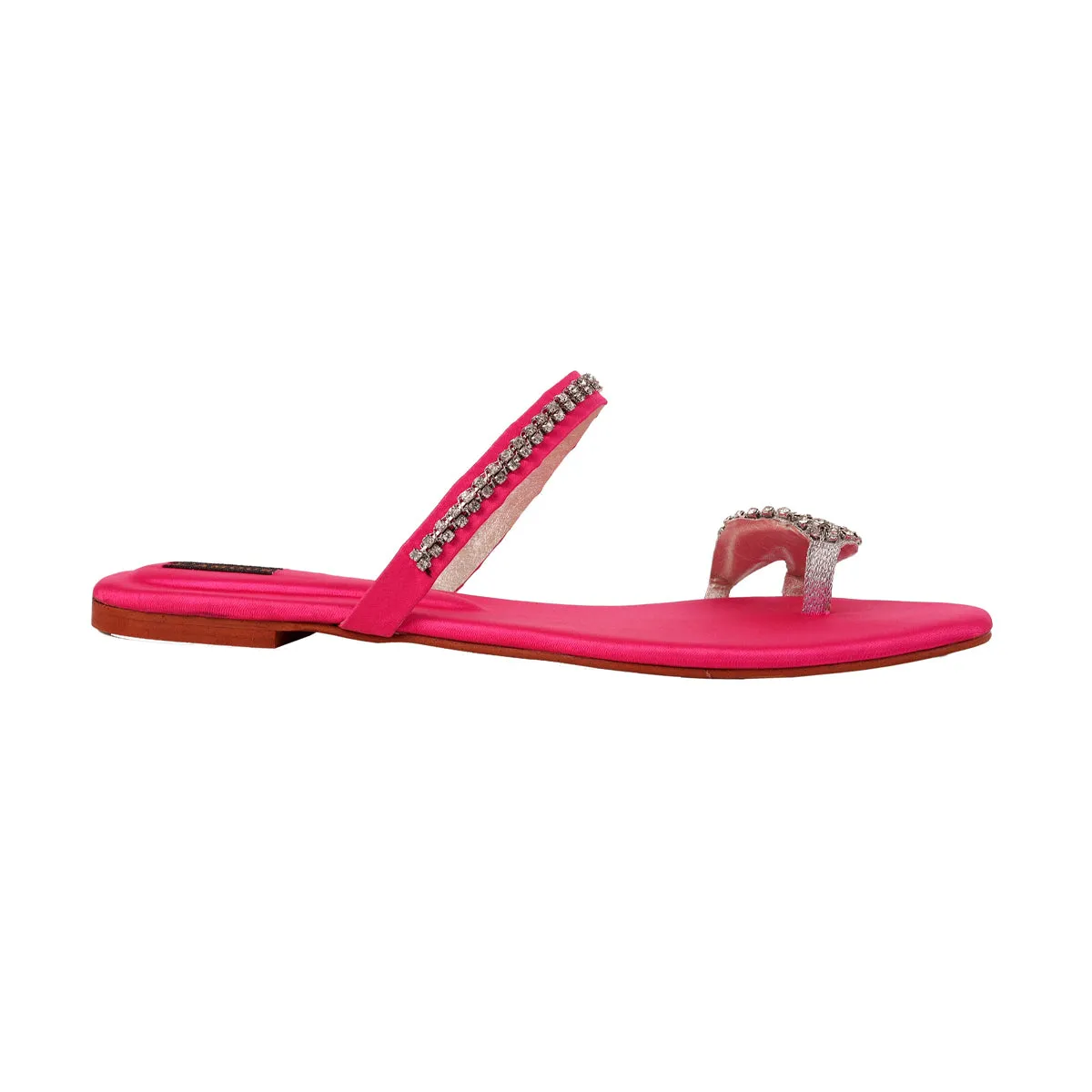 Kenza Flats - Hot Pink