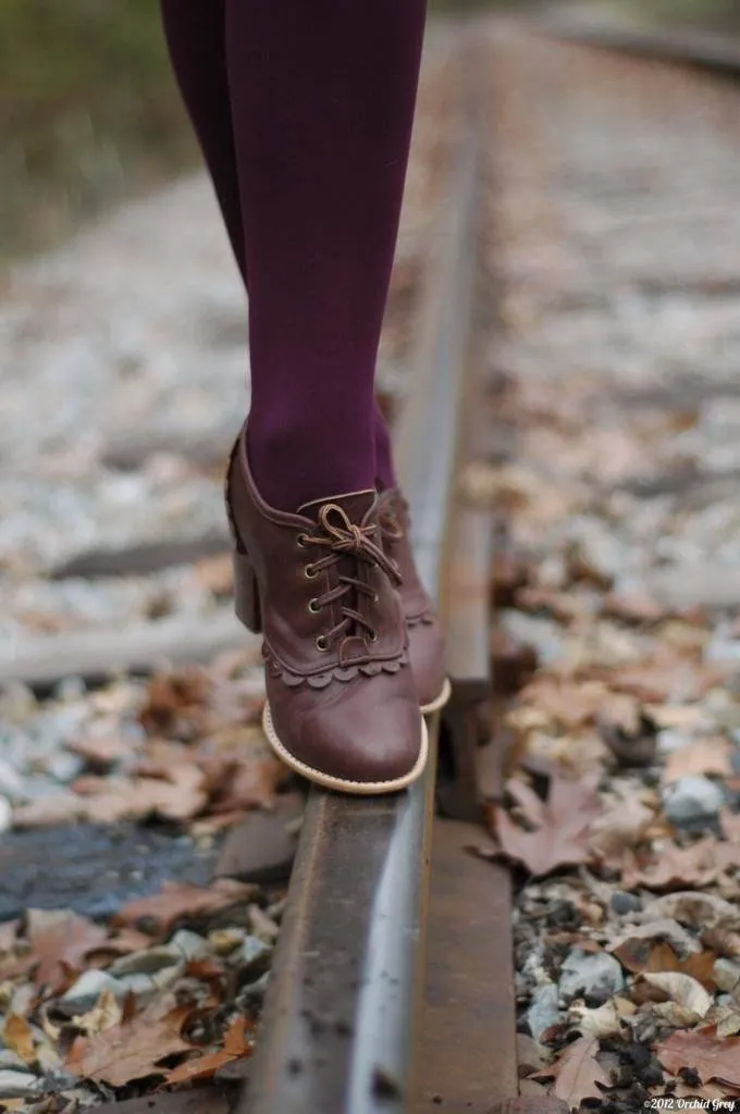 Lace Oxford Heels