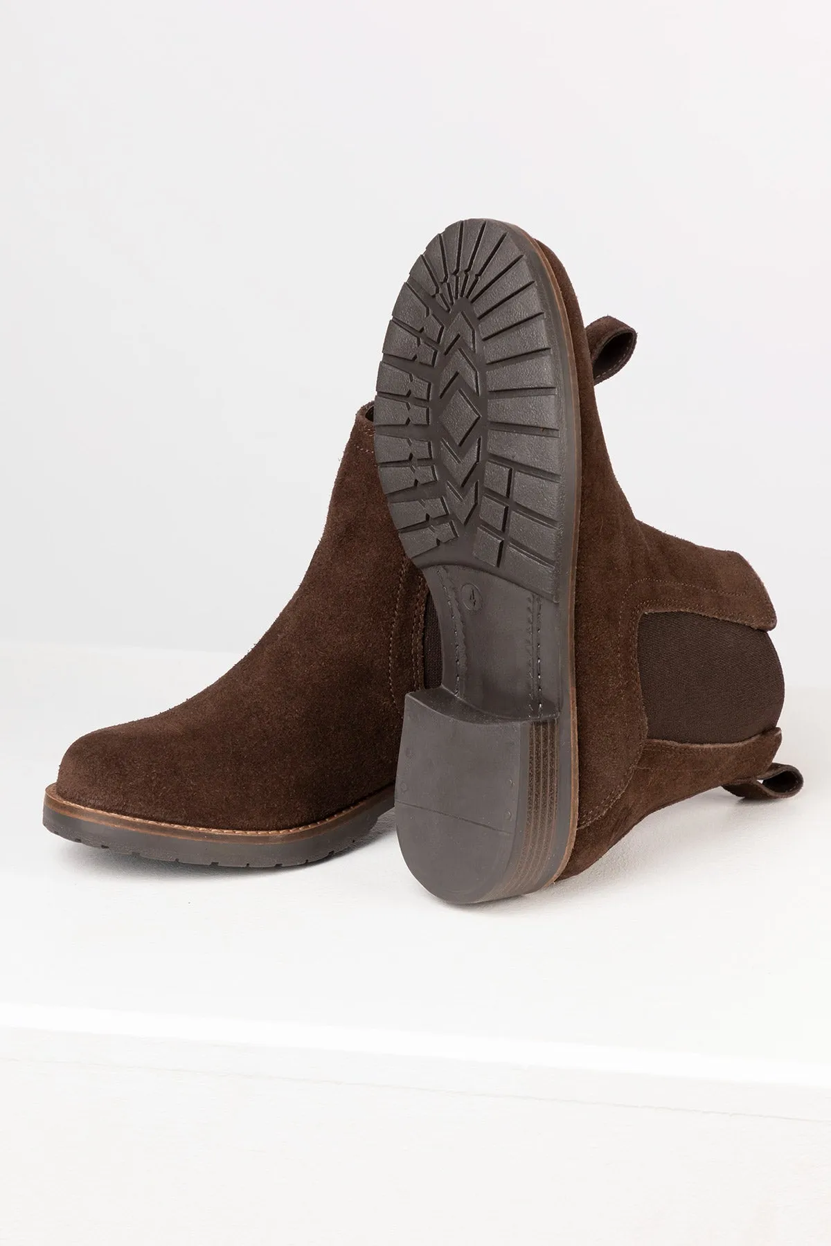 Ladies Suede Chelsea Boots - Allerston