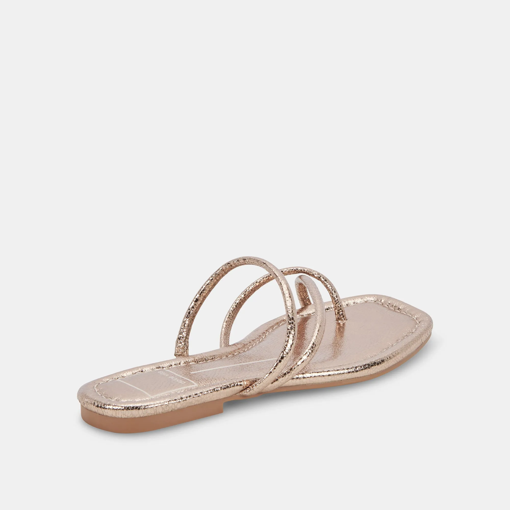 LEANNA SANDALS DARK GOLD CRACKLED STELLA