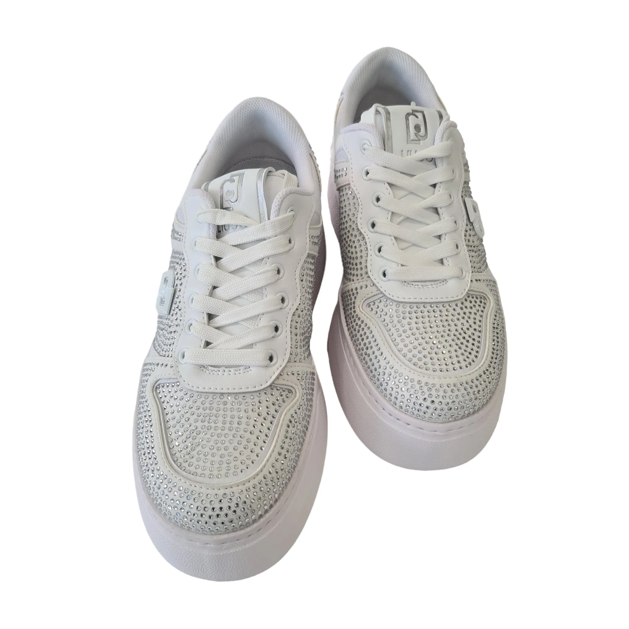 Liu-Jo Sneakers Donna Bianco e Punti Luce Cristallo Rif.768