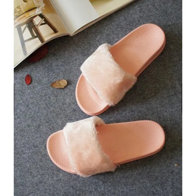 Luxury Furry Slip Ons