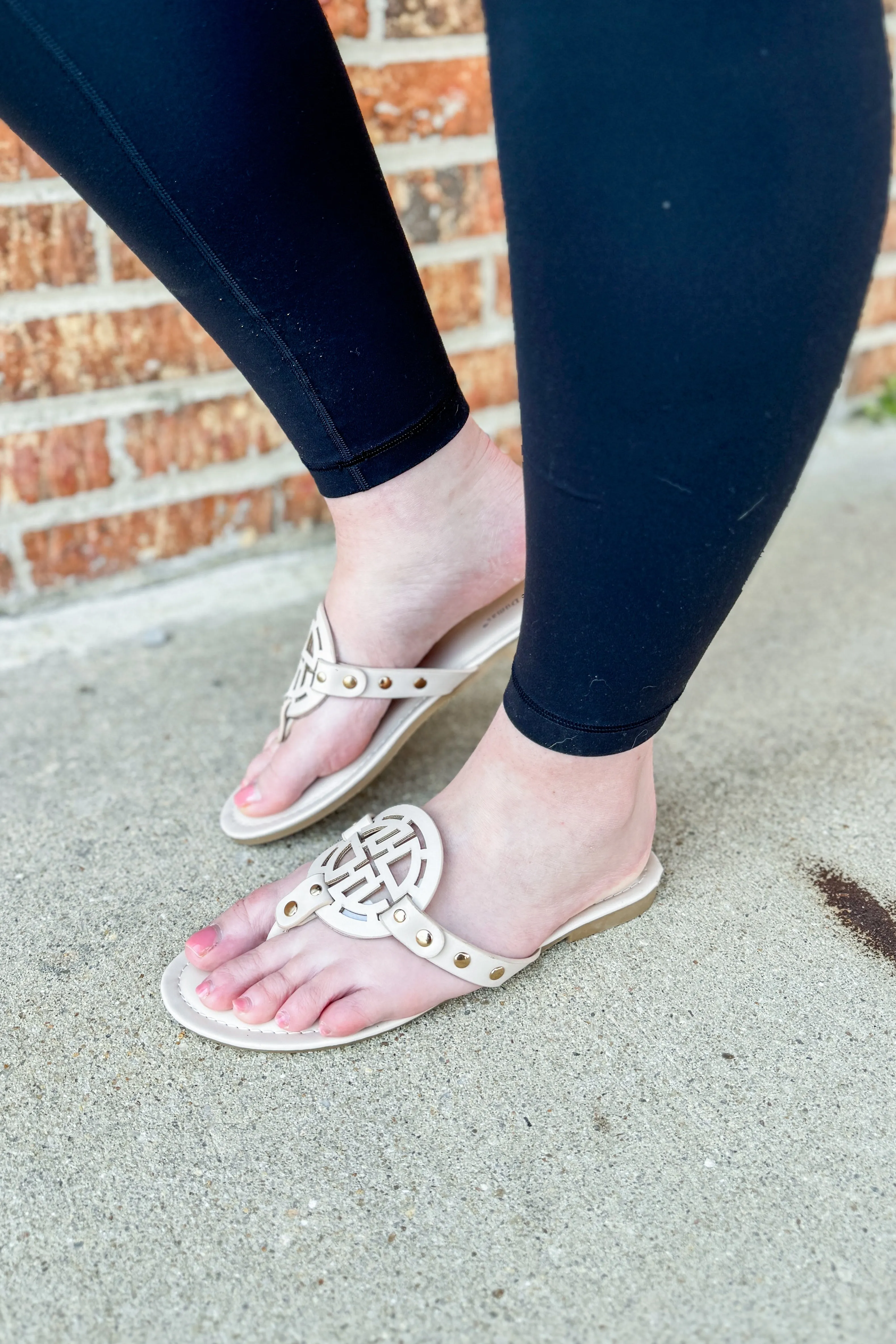 Madison Sandals, Nude