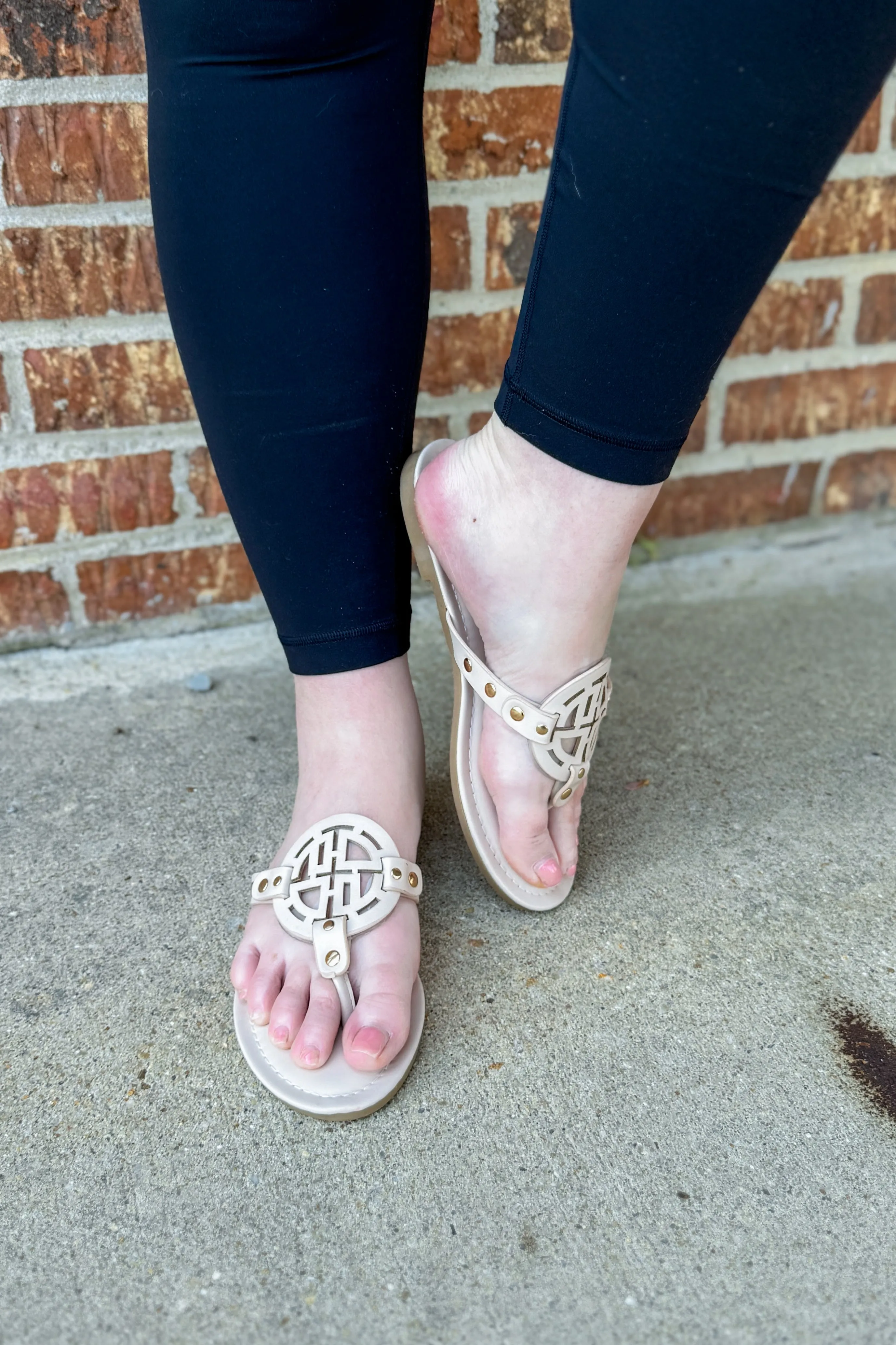 Madison Sandals, Nude