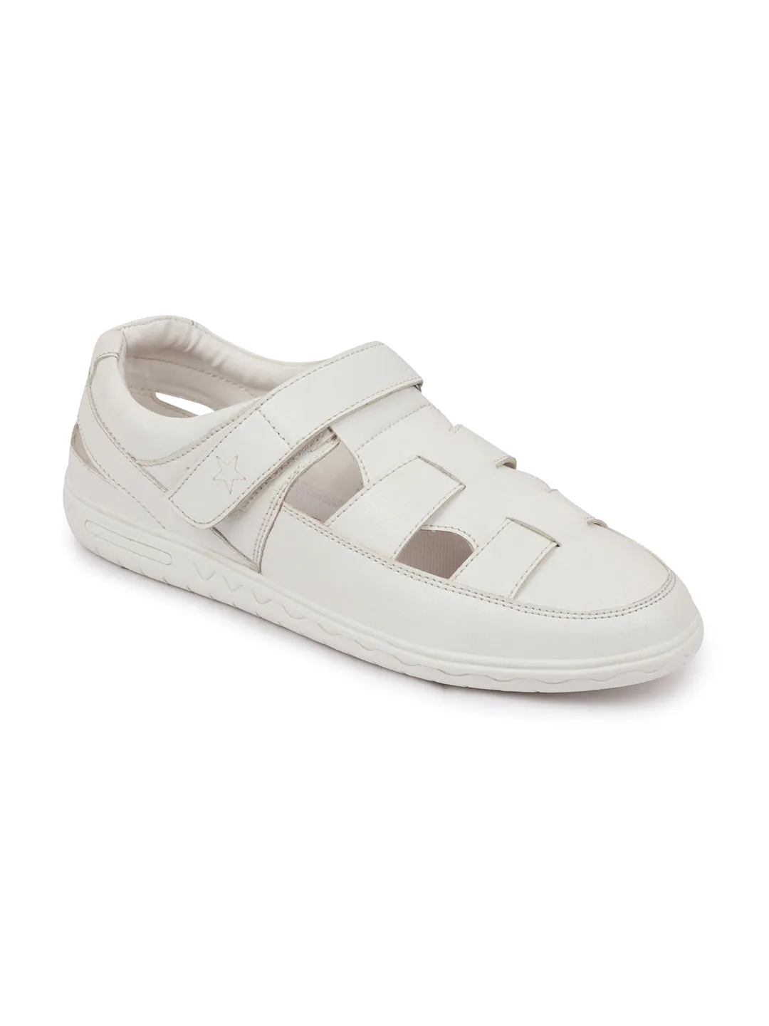 Men White Shoe Style Sandals