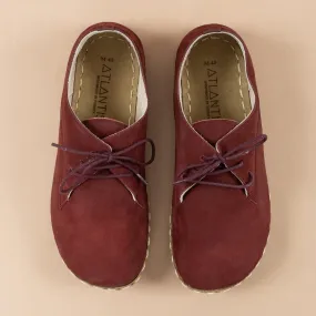 Men's Burgundy Oxfords