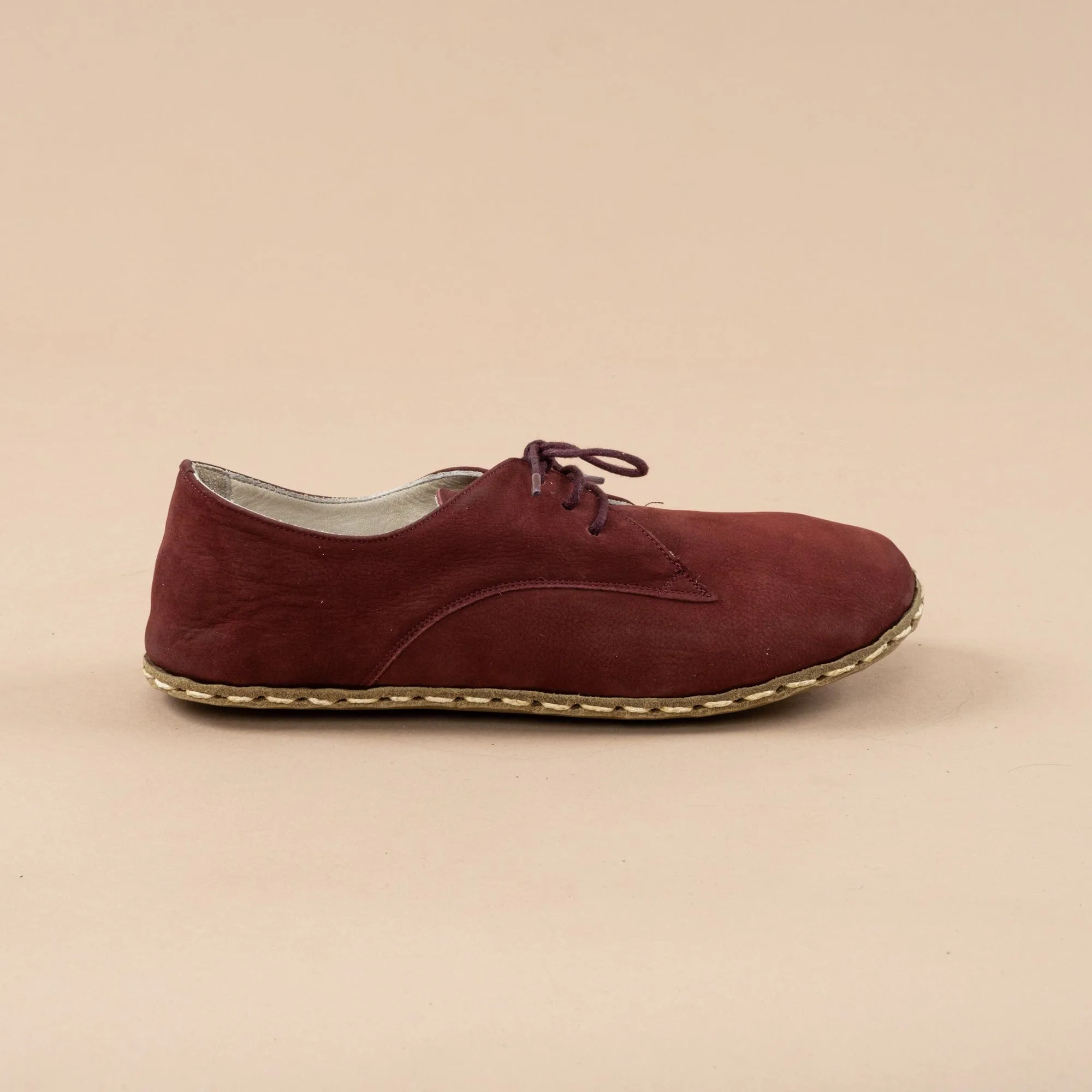 Men's Burgundy Oxfords