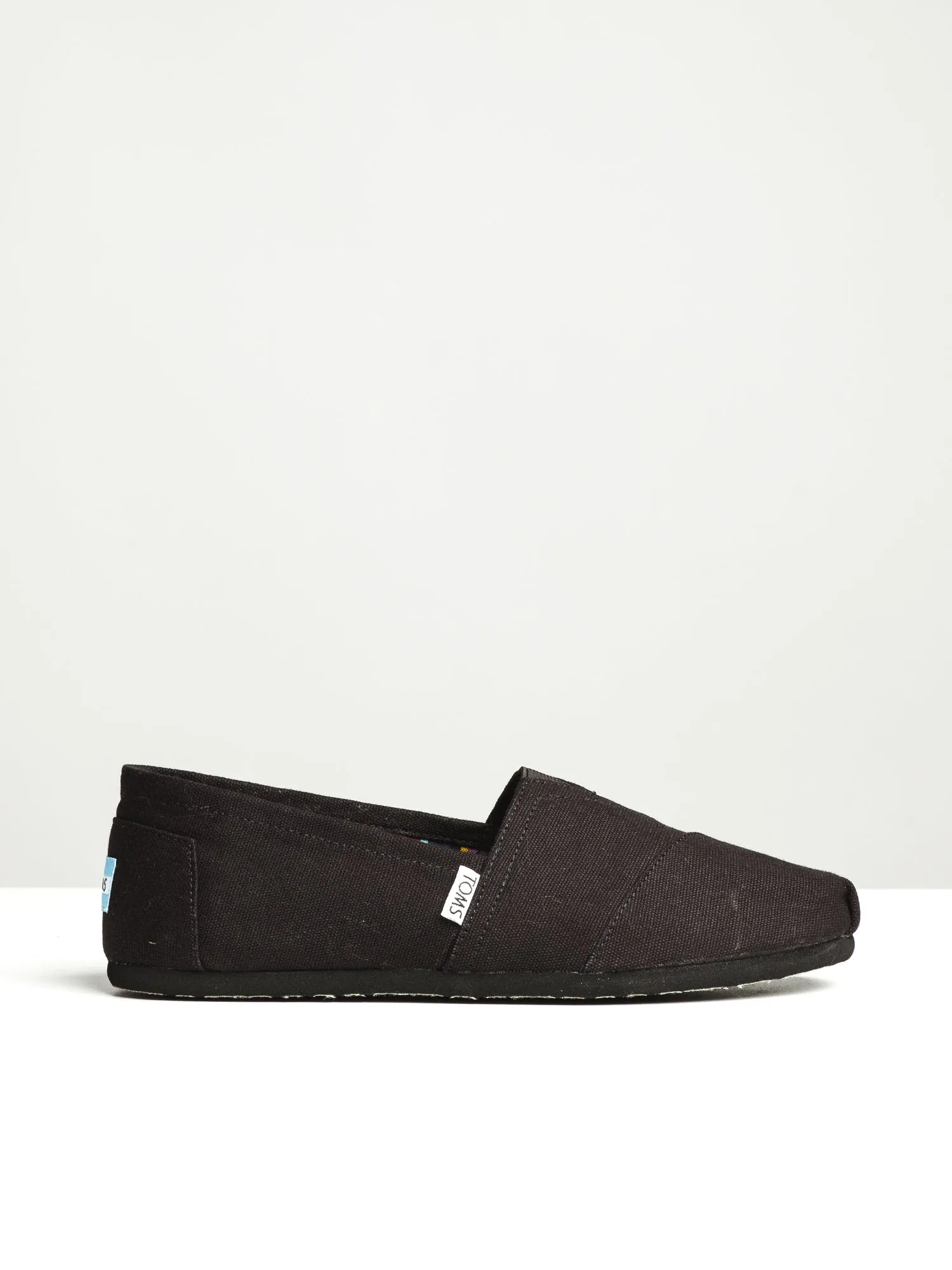 MENS CLASSICS BLACK ON BLACK SLIP-ONS