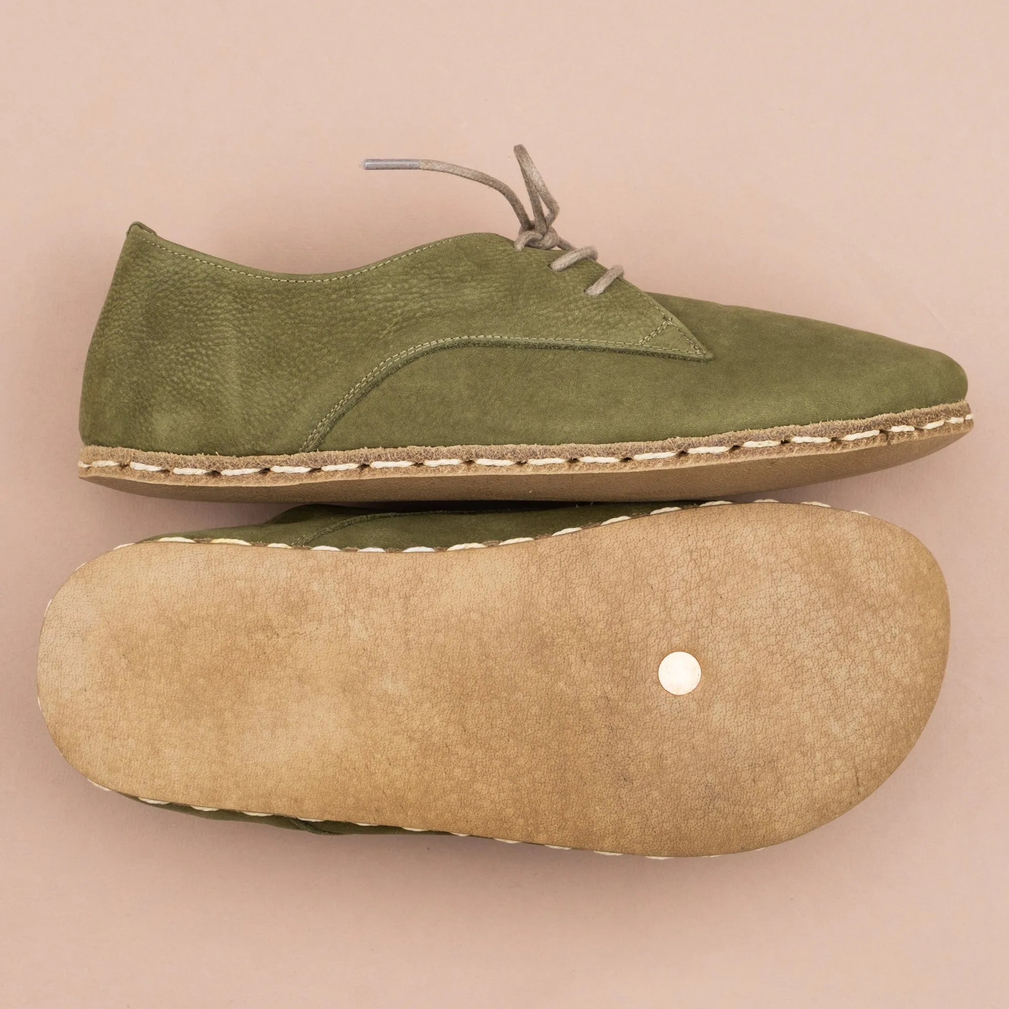 Men's Olive Oxfords