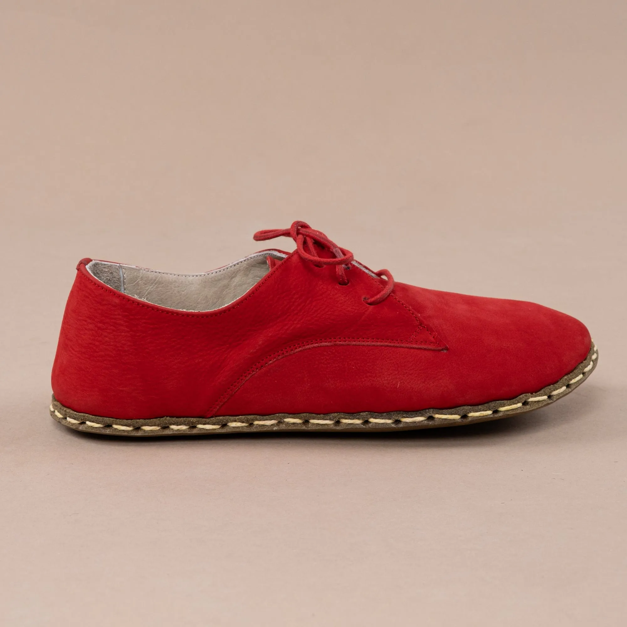 Men's Red Oxfords