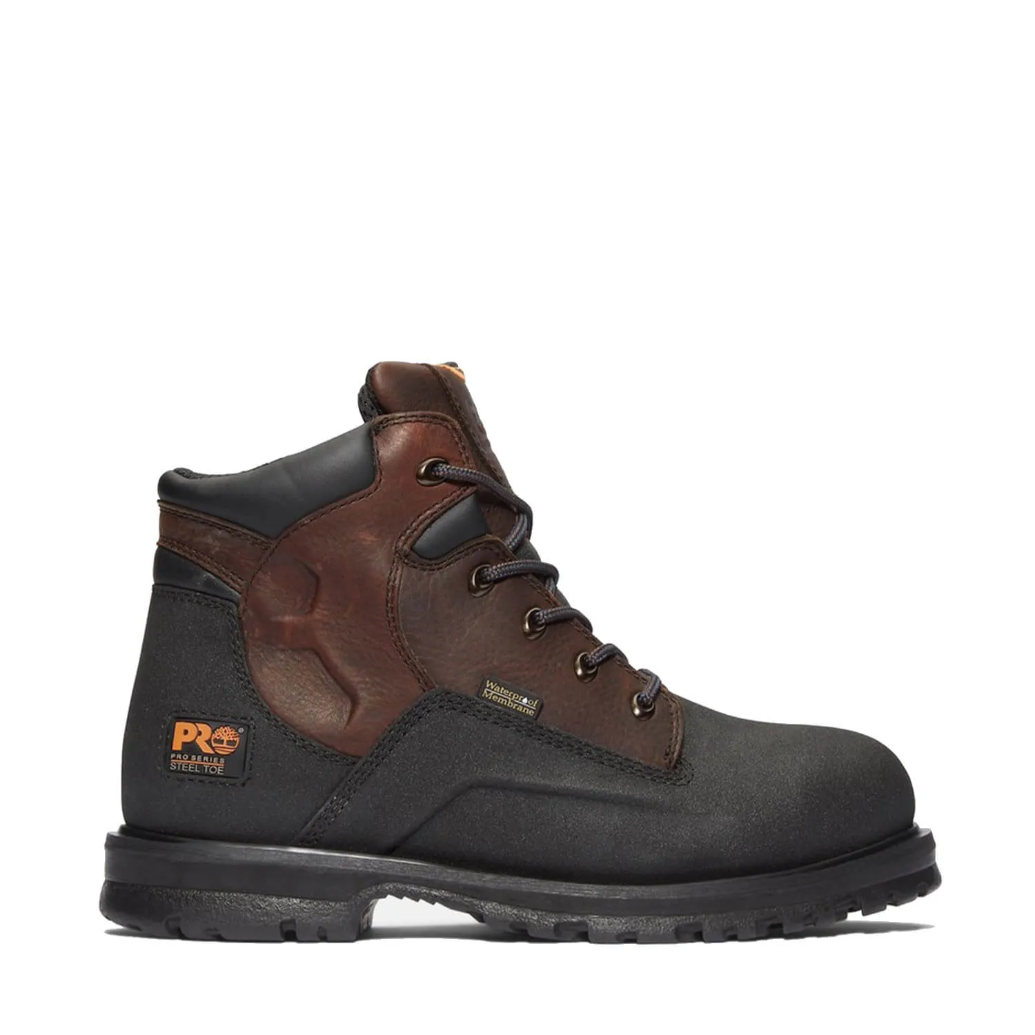 Powerwelt 6 Inch Steel-Toe Waterproof Work Boot Brown