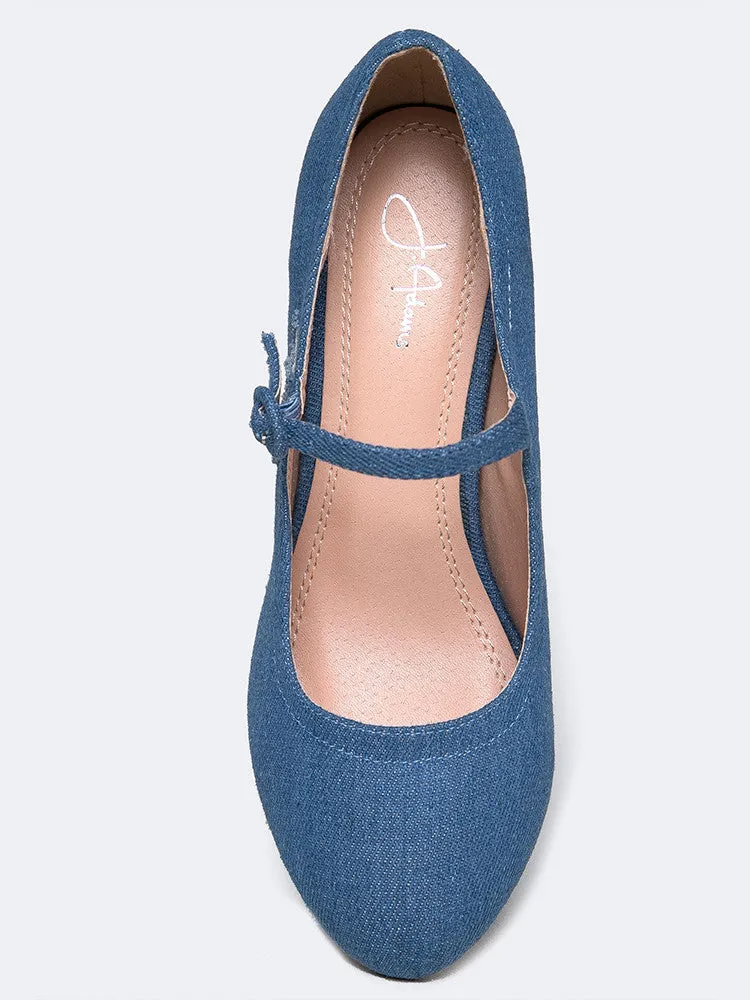 Retro Mary Jane Pumps