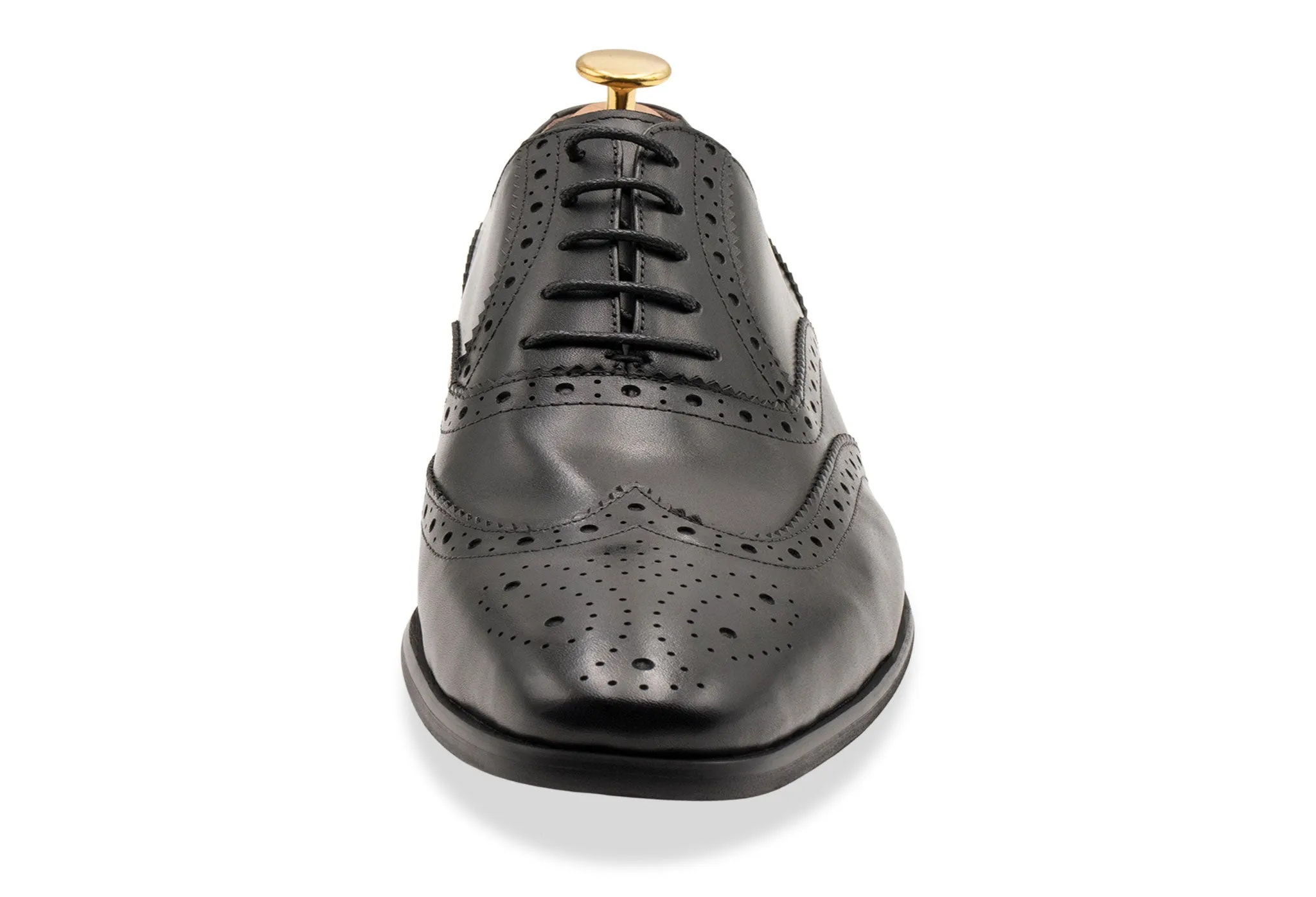 Salvador Wingtip Black Oxford