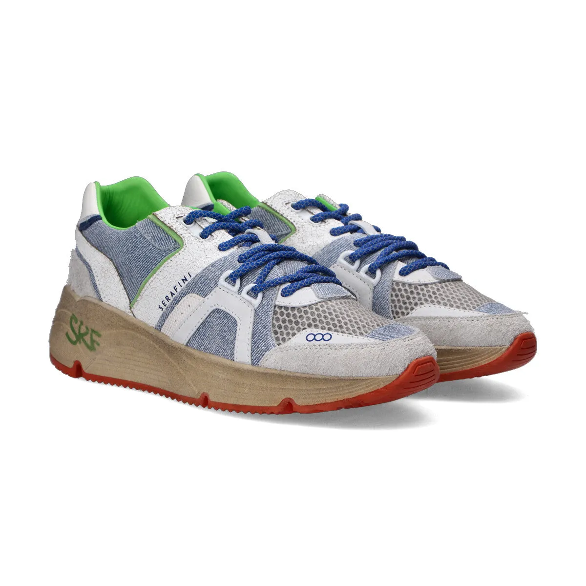 Serafini sneakers Tokyo color jeans