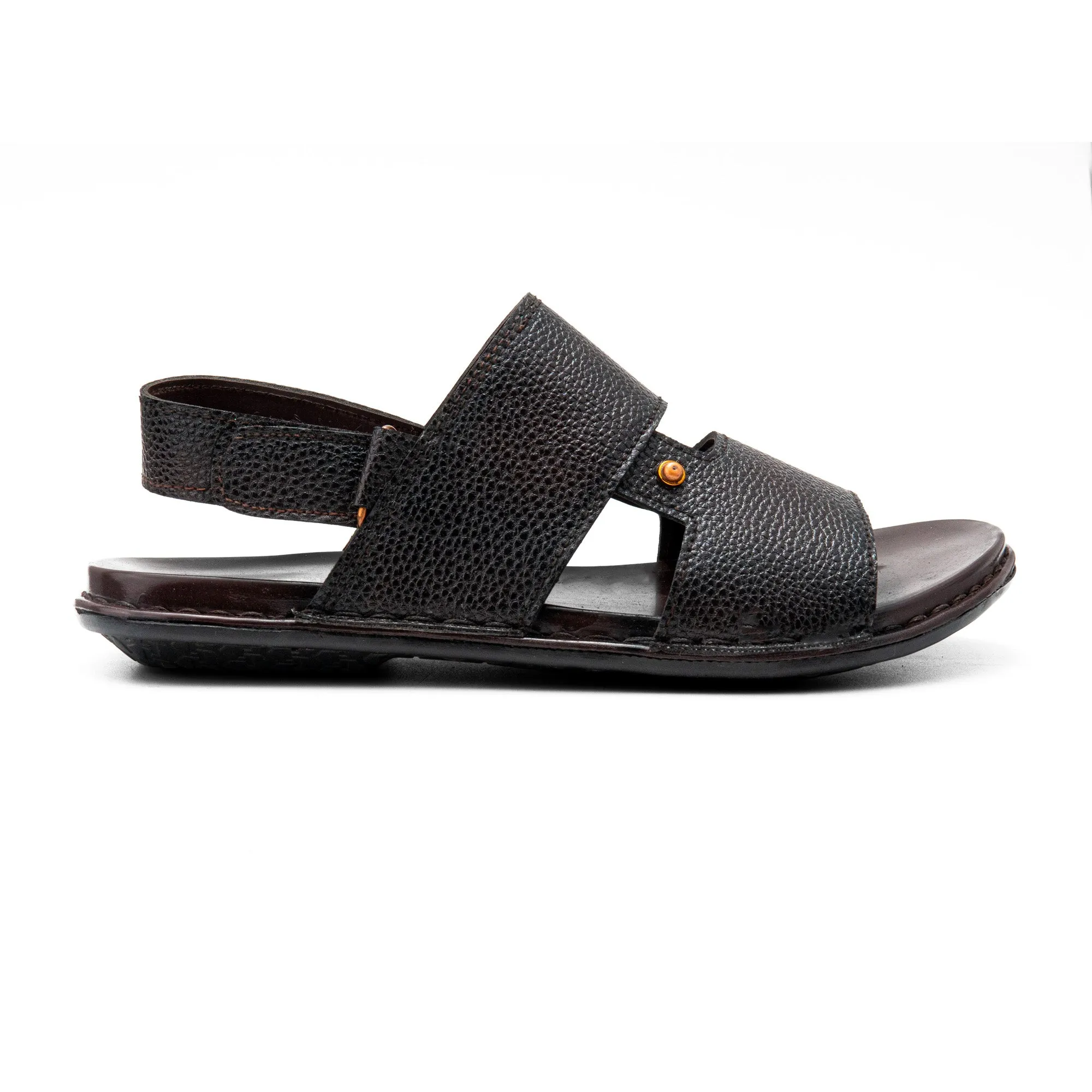 Side Bot Men Leather Sandals