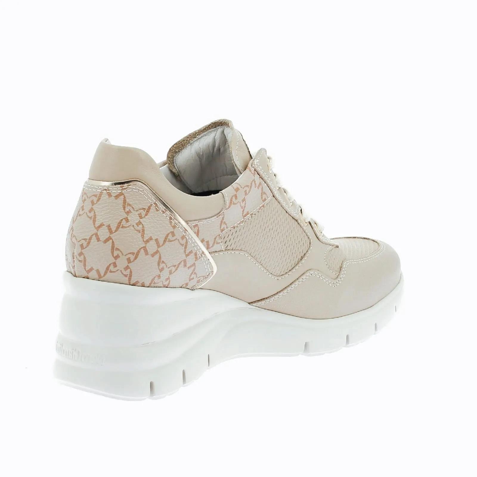 SNEAKERS PELLE CON TACCO ZEPPA