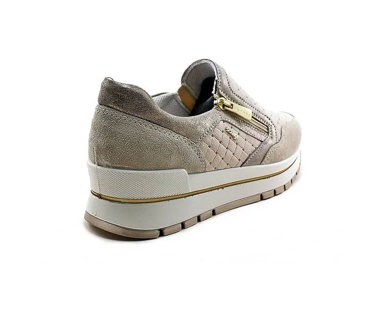 SNEAKERS TRAPUNTATA SLIPON BEIGE