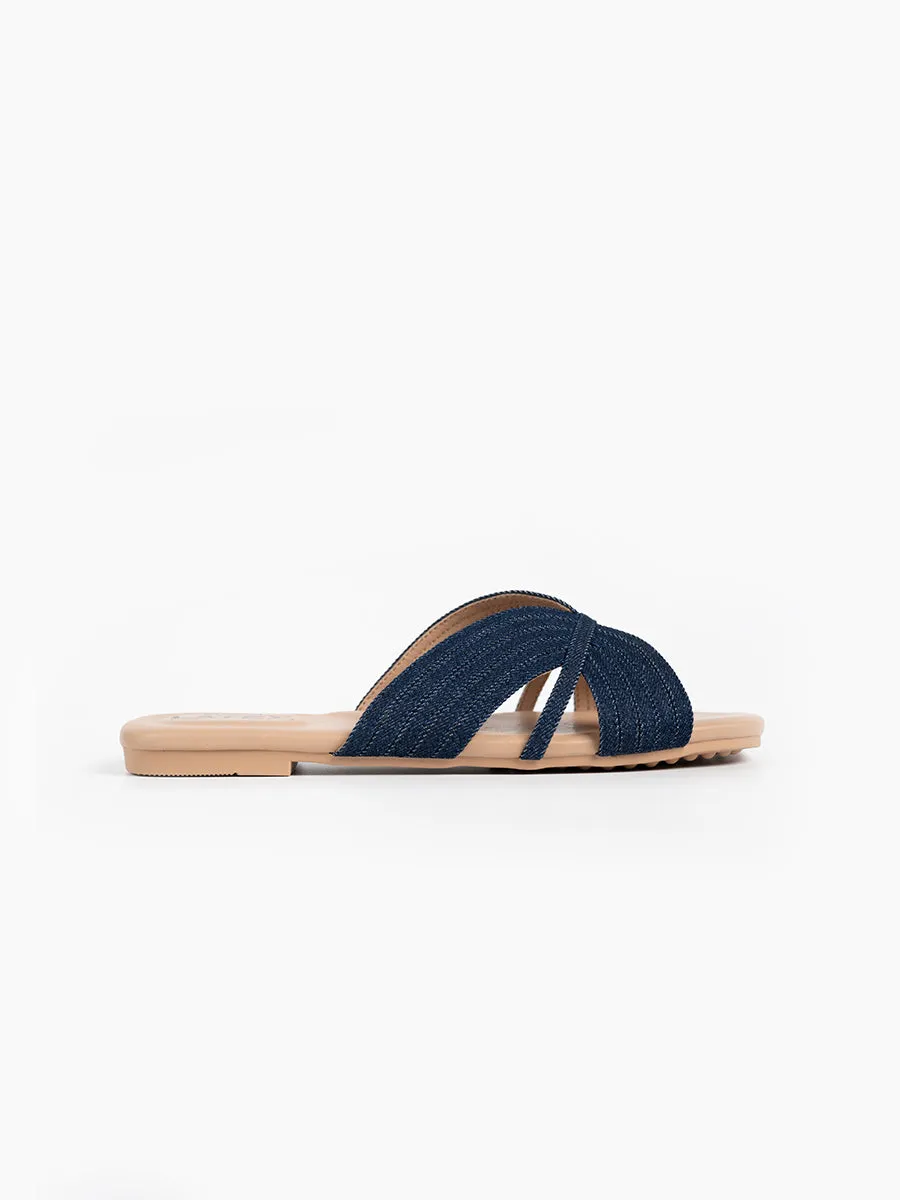 Sofya Denim Sandals