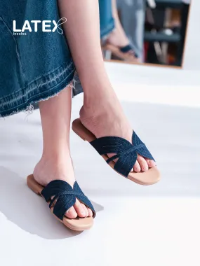 Sofya Denim Sandals