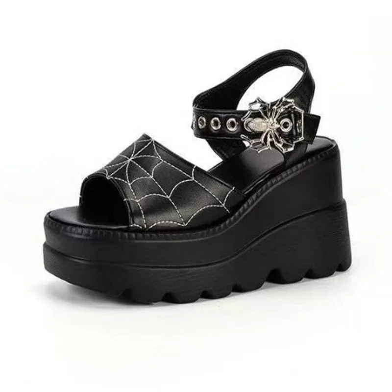 Comfortable Womens Spider Web Summer Sandals - Stylish & Breathable Footwear for Warm Weather