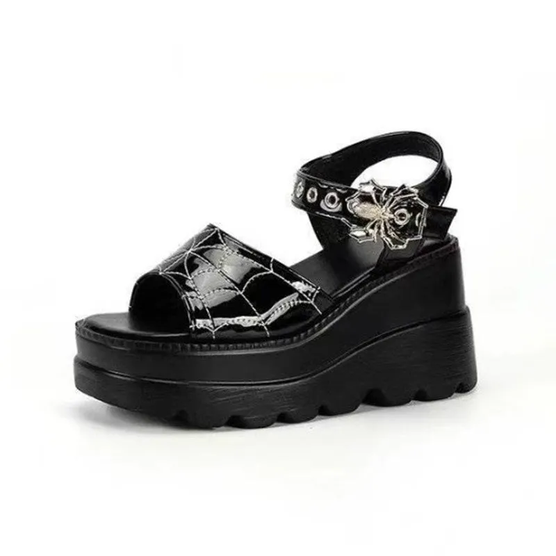 Comfortable Womens Spider Web Summer Sandals - Stylish & Breathable Footwear for Warm Weather