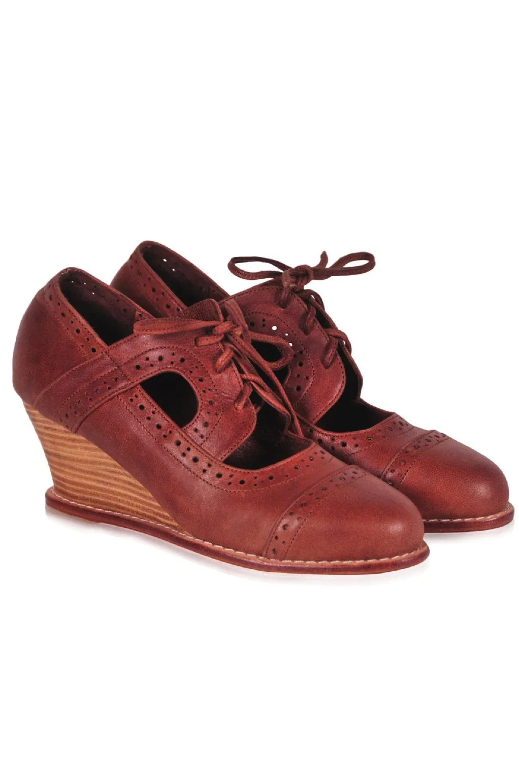 Stockholm Oxford Wedges