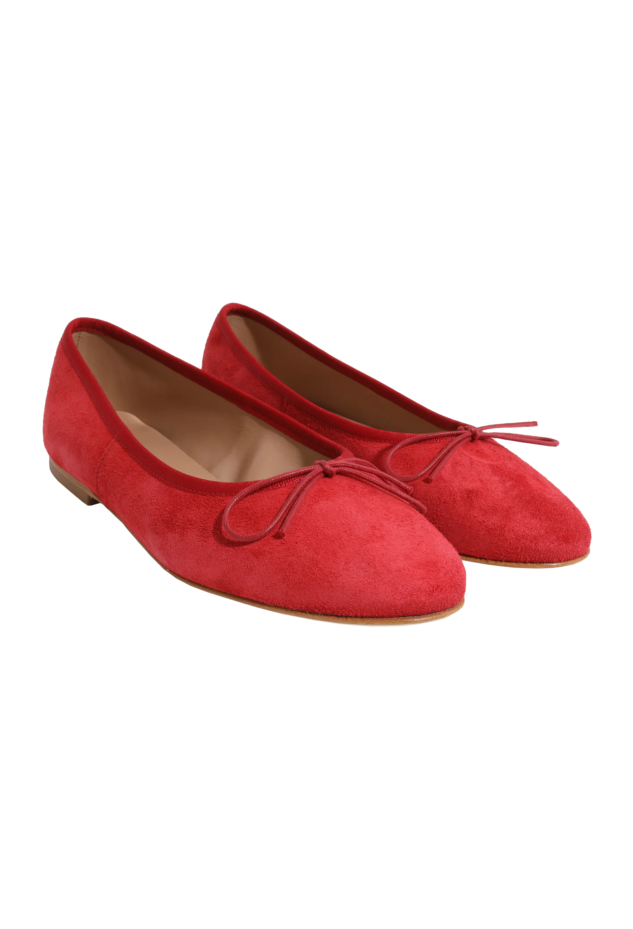 Suede Ballet Flats