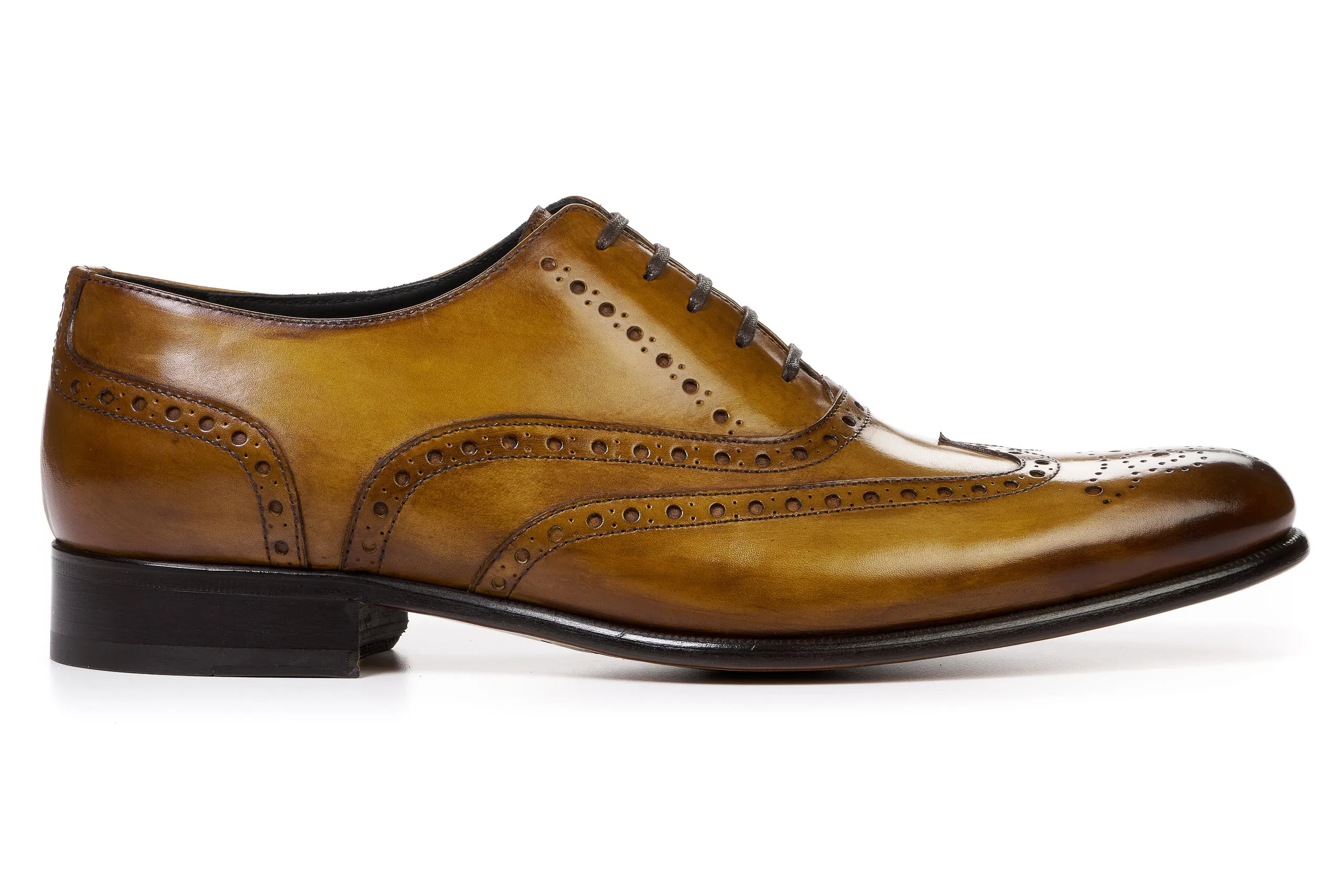 The West II Wingtip Oxford - Tobacco