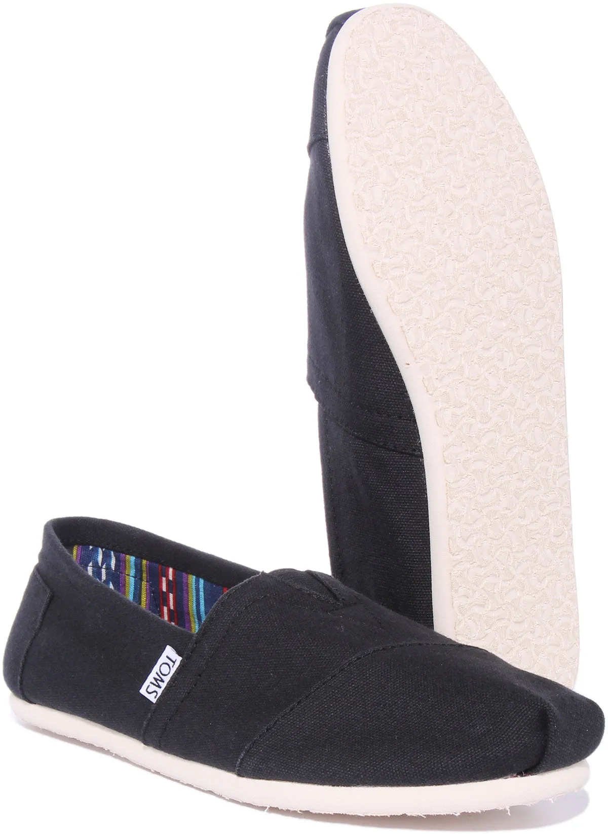 Toms Classic Slip On In Black