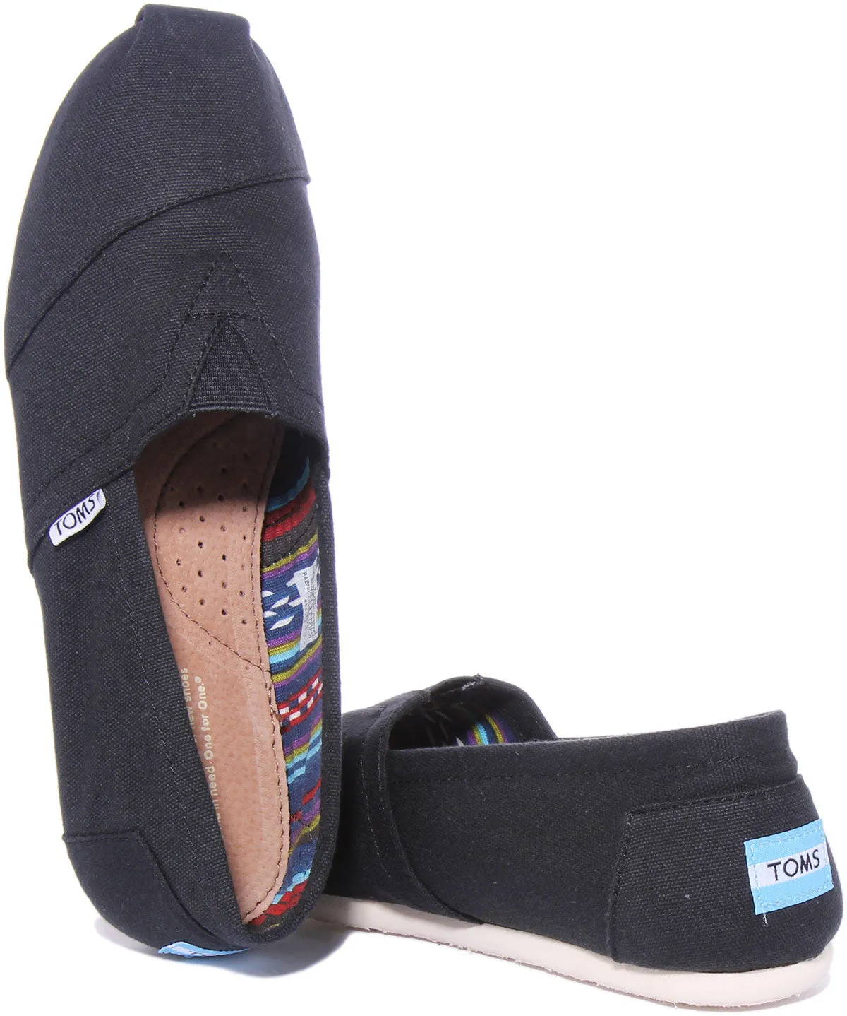 Toms Classic Slip On In Black