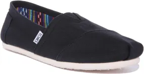 Toms Classic Slip On In Black