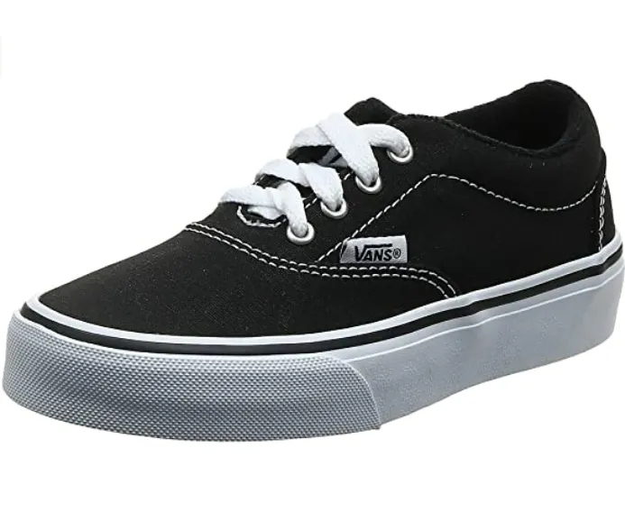 Vans boy's sneakers shoe in Doheny canvas VN0A3MWA1871 black white